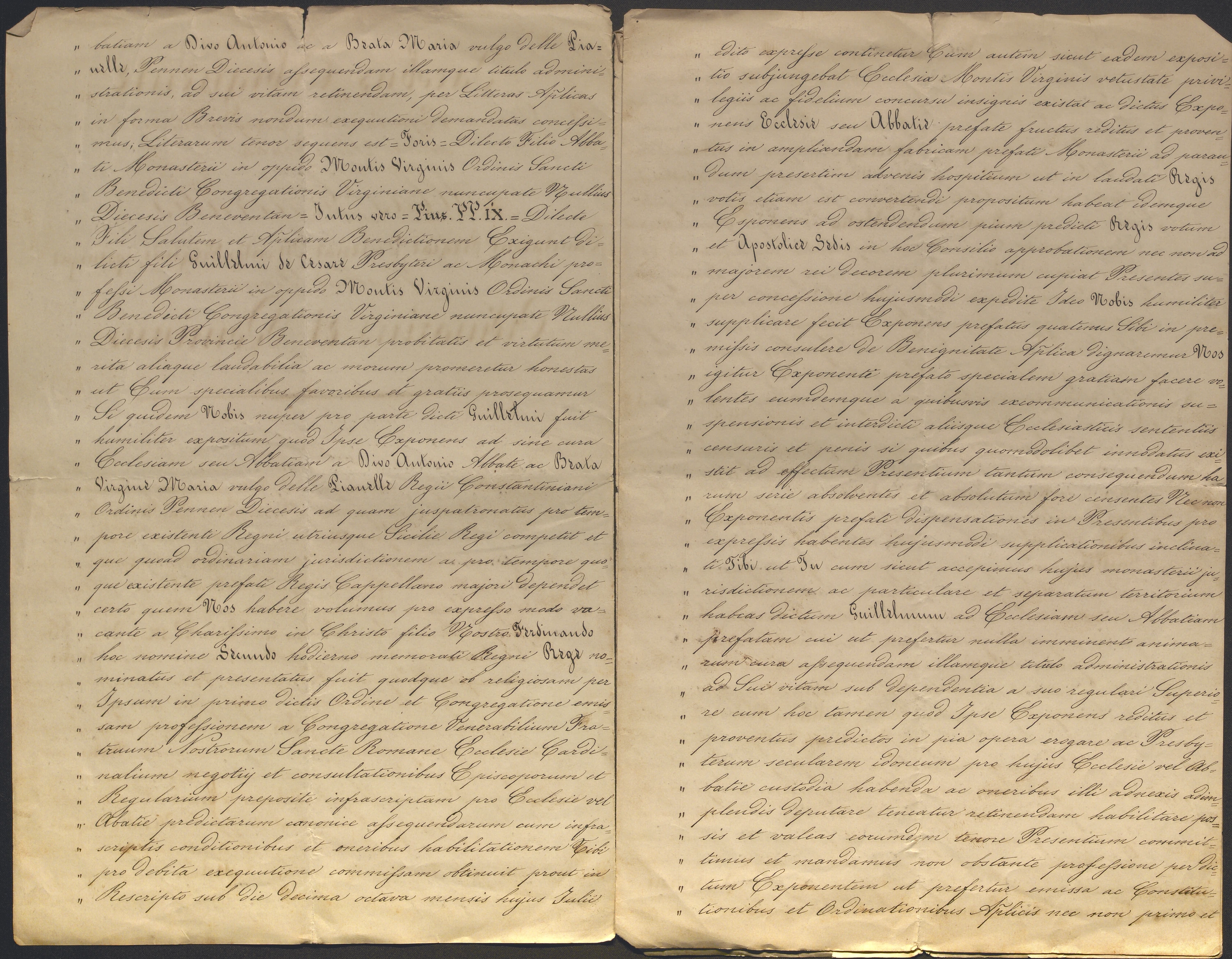 Documento d’archivio relativo a Giacomo Abignente, 2