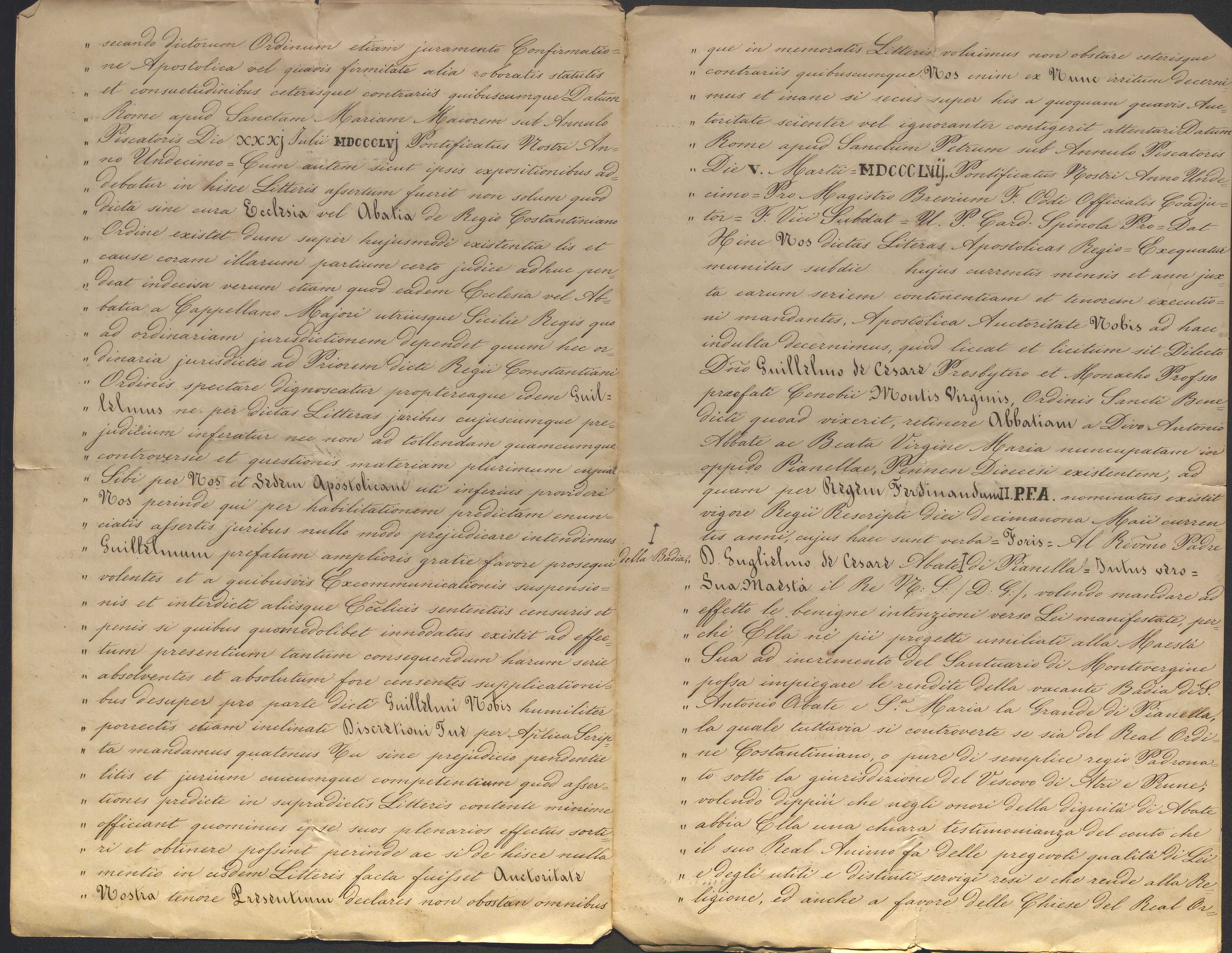 Documento d’archivio relativo a Giacomo Abignente, 3