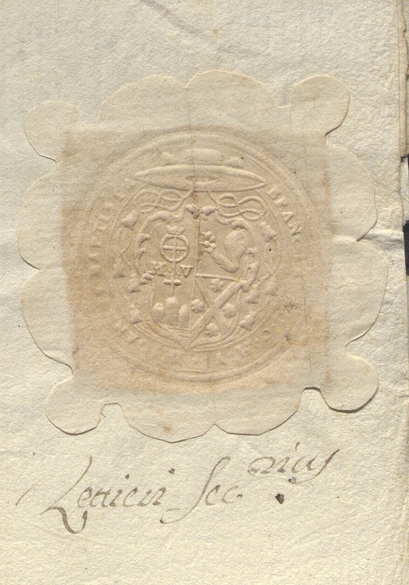 Sigillo di Giovanni Battista Brancia