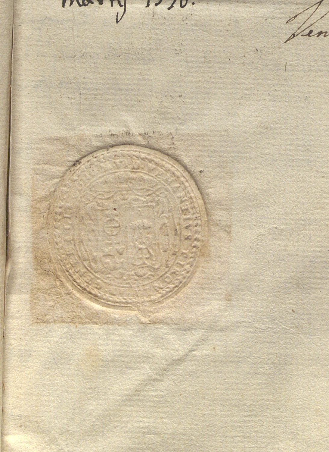 Sigillo di Venanzio Pironti